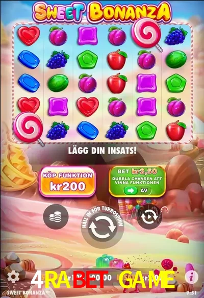 4RABET GAME — Sweet Bonanza slot | Play on Android APK & iPhone for real money | Pragmatic Play